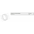 Miniatyrbillede 4 af 5: 100mm Tilbagevendende Rørforbindelse PVC Hvid Rund Gitter,