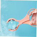 Miniatyrbillede 4 af 5: 2 stk. aftagelig flaskeklemme baby feeder sutteklipsholder flaskeklemme silikone sutteklips