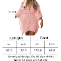 Miniatyrbillede 4 af 5: Womens Beach Badetøj Badetøj Bikini Badetøj Oversized Cover Up