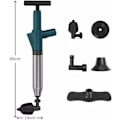 Miniatyrbillede 2 af 9: Toilet-Plunger, Vask-Plunger, Højtryks-Toilet-Plunger til at Fjerne Tilstopninger i Toiletter/Vaske/Badekar/Gulvafløb
