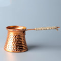 Miniatyrbillede 4 af 5: Tyrkisk kaffemaskine kaffemaskine Moka Pot 3 personer 200ML kobber håndlavet