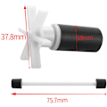 Miniatyrbilde 2 av 5: Hjemme Keramisk Filter Impeller Utskifting Liten Avtakbar Stum Aquarium Tan