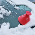 Miniatyrbillede 4 af 5: Vinter Bil Magisk Vinduesrude Forrude Bil Isskraber Tragt Form Sneplov C