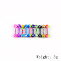Miniatyrbilde 5 av 5: 10PCS Rustfritt Stål Barbell Øre Stud Tragus Brusk Helix E.