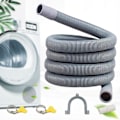 Miniatyrbillede 1 af 5: Afløbsslange til vaskemaskine, Universal afløbsslange, EVA-materiale, inklusive beslag og slangeklemmer, forlængerslange kompatibel med opvaskemaskine og vaskemaskine