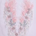 Pikkukuva 2 / 4: Pitsi Applique-aihe Ompele Applique Patch Kirjonta Kukkien Peilauskuvio Käsityön DIY-askarteluun