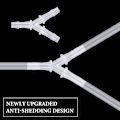 Miniatyrbillede 5 af 5: Akvarie Luftpumpe Stik, 4stk Y Form Akvarie Luftslange Stik Anti-Drop Plast Luftslange Stik til 3/4\" Luftslange