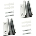 Miniatyrbillede 1 af 5: Skydedørsgulvguide Glasklemme Glashyldebeslag Skydedørssystem 2 stk. Aluminium Legering Guide Skydetilbehør Dørbeslag
