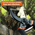 Miniatyrbild 5 av 5: Trädgård Beskärning Sax, Anvil Pruner, Blom Sax Bypass Cutter Torr och Grön Trä 21CM Svart
