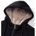 Miniatyrbillede 2 af 4: Hoodies til kvinder Vinter Fleece Sweatshirt - Full Zip Up Tyk Sherpa Foret