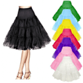 Miniatyrbillede 2 af 3: 26\" Retro Underskirt/50'er Swing Vintage Petticoat/Rockabilly Tutu/Fancy Net