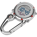 Miniatyrbillede 1 af 5: Multifunktionel Karabinhageklips Ur Quartz Ur Lysende Skive FOB Digital