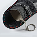 Miniatyrbillede 2 af 5: Anti RFID Bilnøgle Etui Signal Blokering Faraday Pung Pose, 2 Pakke RFID Signal Blokering Punge til Bilnøgle, Carbon Fiber Anti RFID Beskyttende Etui--Rektangulær Carbon Fiber