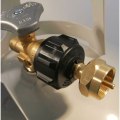 Miniatyrbillede 3 af 5: Propangas påfyldningsadapter, propangascylinder påfyldningsfitting QCC1 messing gasbeholderadapter sort, 102g