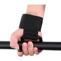 Miniatyrbilde 5 av 5: Vektløftingskroker Stropper Håndleddsstropper Heavy Duty Styrke Gym Stroppkrok