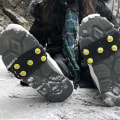 Miniatyrbillede 3 af 3: 1 par praktiske, slidstærke, sorte anti-slip/søm 11*5CM