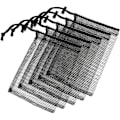 Miniatyrbild 1 av 5: 5 st Mesh-påsar Små, 20x15cm Påsar Dragskopåsar Mesh-påsar, Dragskopåsar Förpackningspåsar Mesh-påsar, Svarta Mesh-påsar Sandleksaker kompatibla Resor,