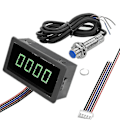 Miniatyrbillede 1 af 2: Digital LED-tachometer Rpm-hastighedsmåler+hall-nærhedssensor NpnDigi