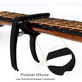 Miniatyrbild 4 av 5: Gitarr Capo, Capo för Akustisk och Elektrisk Gitarr, 3 i 1 Klämma med Plektrum