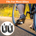 Miniatyrbillede 5 af 6: Cykelpedaler, Foldbare Cykelpedaler til Aluminium med Reflektorer til Bycykler, Foldcykler, Landevejscykler, MTB Cykler, Universelle Foldbare Pedaler