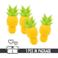 Pikkukuva 4 / 5: 4 kappaletta viinipullon tulppa hauska ananas muoto viinipullon tulppa keittiö baari C