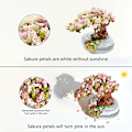 Miniatyrbillede 2 af 5: PinkBee Bonsai Træ Mini Sakura Byggesæt Sakura Træhus Leg