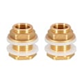 Miniatyrbillede 1 af 5: 2 stk. Dn20 3/4 messing vandtank vandhane slangefitting adapter hane regn B