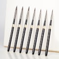 Miniatyrbillede 1 af 5: Pcs Vandfarve Rejse Pensel Sæt Rund Spids Vandfarve Pensel Kit Vandfarve Vask Pensler Rejse Kunstner Pensler til Vandfarve, Akryl Blæk, Gouache, D