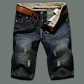 Pikkukuva 1 / 3: Miesten rennot denimshortsit, koko 40