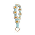Miniatyrbillede 1 af 5: Boho Makrame Nøglering Armbånd Nøglering Vævning Eksklusiv Nøglering H