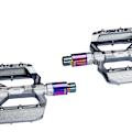Miniatyrbillede 4 af 5: Blå 2 stk. Mtb Mountain Road Pedal Extenders Adapters Spacers