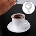 Miniatyrbillede 3 af 5: 16 stk. kaffepynte stencils, skum latte art stencils barista skabelon