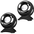 Miniatyrbilde 1 av 4: Datamaskin USB-drevne høyttalere, Mini Desktop-høyttalere med Hifi-lyd, Superio