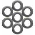 Miniatyrbilde 5 av 5: M8 flate skiver, 304 rustfritt stål, 200 stk (M8 x 16 x 1,5 mm)