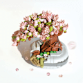 Miniatyrbillede 1 af 5: PinkBee Bonsai Træ Mini Sakura Byggesæt Sakura Træhus Leg