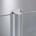 Miniatyrbillede 4 af 4: 2 stk Kompakt Bruse Squeegee med Ophængningskrog - Grå/Hvid, 25*4.5*5.3cm