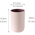 Miniatyrbilde 2 av 5: Krus 10,5oz, Uknuselig Gjenbrukbar Drikkekopper Sett med 2, Plast