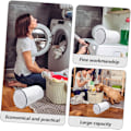 Miniatyrbilde 3 av 5: 4 stk Skopose Mesh Tørkenett Vask Toalettsak Pose Sokker BH Mesh Sikker Vaskpose Hvit Sylinder Vaskpose Polyester