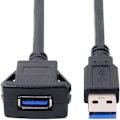 Miniatyrbild 3 av 5: Vattentät USB 3.0-hjälpkabel för instrumentpanel 1 m