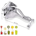 Miniatyrbillede 2 af 5: Citronpresser, ny rustfri stål manuel frugtpresser Heavy Duty Alloy Citron