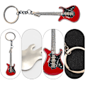 Miniatyrbilde 2 av 4: Gitar Nøkkelring, Metall Nøkkelring, Rock Nøkkelring, Elektrisk Gitar, Musikk Instrument, Nøkkelring, Nøkkelanheng, Musikk Anheng for Gavedekorasjon, Rød