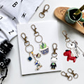 Miniatyrbilde 5 av 5: 110 stk. Svingbare Hummerlåser, Svingbare Karabinkrok Nøkkelring, Svingbare Kroker med D-Ring Roterbar Nøkkelring, Hummer Nøkkelring for DIY, Vesker, Håndverk