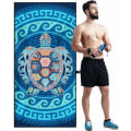 Pikkukuva 1 / 5: Mikrokuiturantapyyhe 150X75cm, orbant Nopeasti Kuivuva Suuri Mikrokuitupyyhe