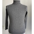Miniatyrbilde 5 av 5: Herre Slim Turtleneck Genser Casual Twisted Strikket Genser