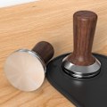 Miniatyrbild 3 av 5: Kaffe Tamper Trä Kaffe Espresso Fyllningshandtag Rostfritt Stål Barista