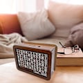Miniatyrbild 4 av 5: Träkassa sparbössa myntbox sparbössa hantverk konst för barn