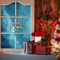 Miniatyrbild 2 av 4: Juldiamantmålning Väggdekor Julgranhänge Väggdekor 5D Diamantmålningssats för Barn Vuxna
