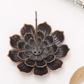 Miniatyrbillede 2 af 3: Lotus Røgelse Brænder 6-huls Røgelse Pindeholder, Dobbelt-formål Aromaterapi