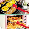 Miniatyrbild 3 av 5: Ugnsgallerdragare 28cm - Hållbar Ugnsgallerdragare - Ugnsskjutstång för att Förhindra Brännskador - Ugnsdragare för Ugn, Brödrost, Airfryer