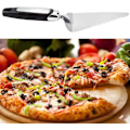 Miniatyrbillede 2 af 3: Tærteserver, rustfrit stål tærteserver, rustfrit stål skærer til kager pizza bøf